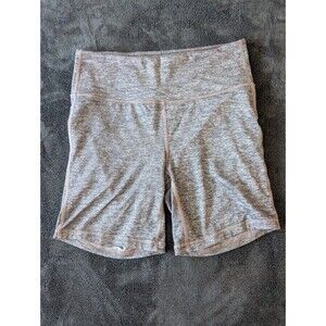 Athleta Womens Grey 6” Bicycle Weightlifting Pilates Stretch Athleisure Shorts M